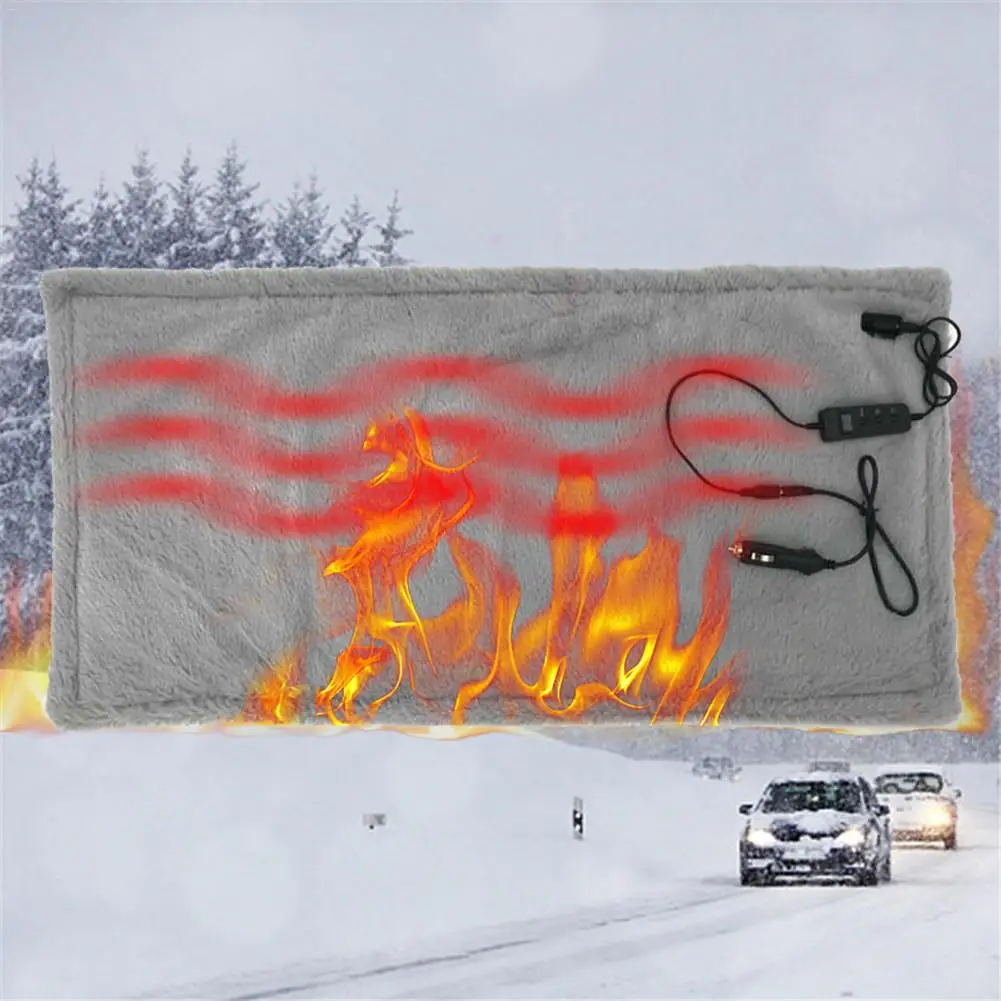 12V Electric Car Blanket Gorący Switch Control Car Constant Temperature Heating Blanket Electric Car Blanket For Winter