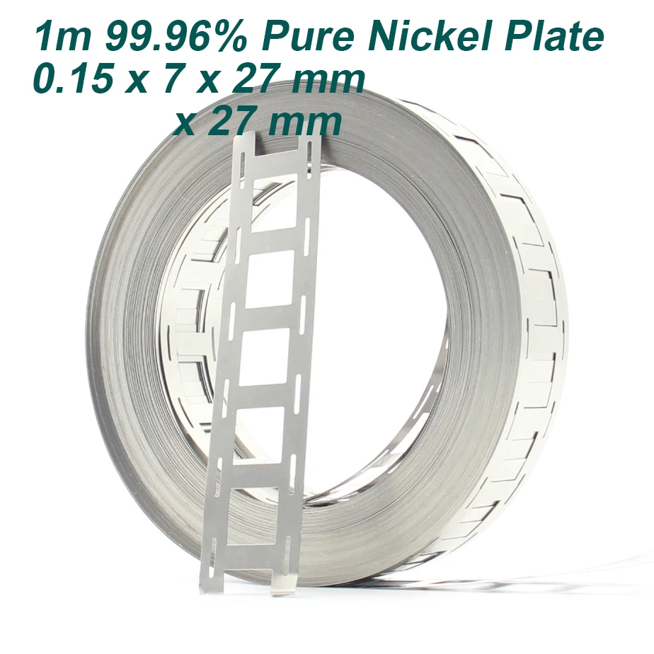 1M 99.96% Pure Nickel Plate Strap Strip Sheets for 18650 cell Battery welding nickel plate