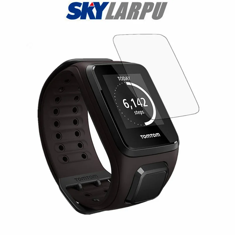 3 szt. smart-zegarek bransoletka ochronna folia ochronna do TomTom Runner 3/2 Cardio HD odporne na zarysowania elektrostatyczne szkło