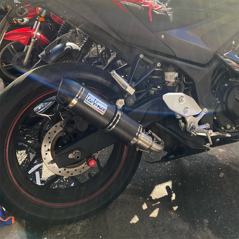 51 mm uniwersalny motocykl włókna węglowego tłumik wydechu DB Killer E-MARK lewy prawy boczny ucieczka do Yamaha YZF R6 FZ6N BK400 Z900
