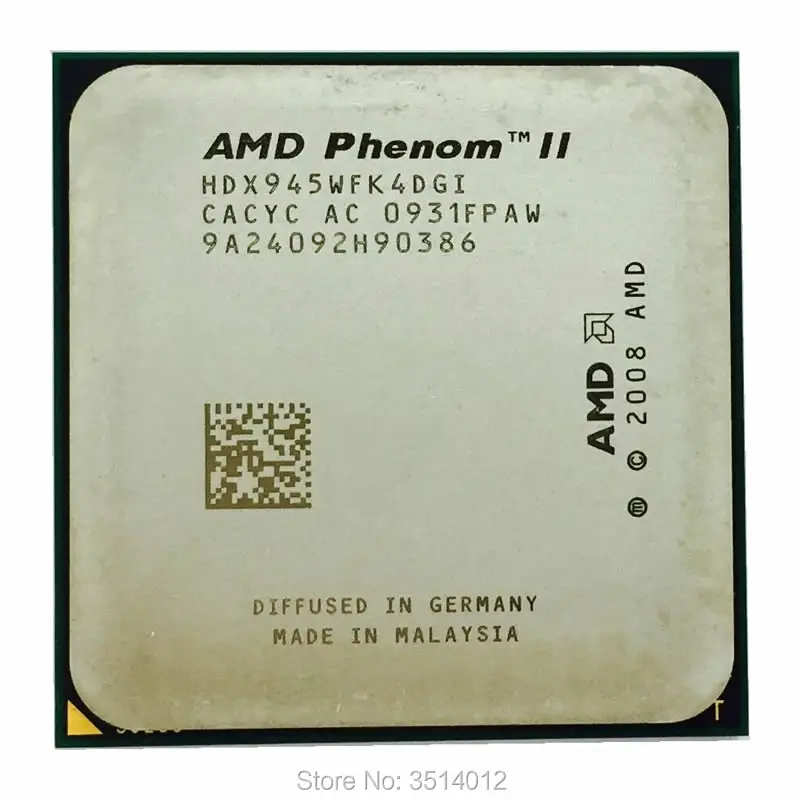 AMD Phenom II X4 945 95w 3,0 Ghz czterordzeniowy procesor HDX945WFK4DGM/HDX945WFK4DGI Socket AM3