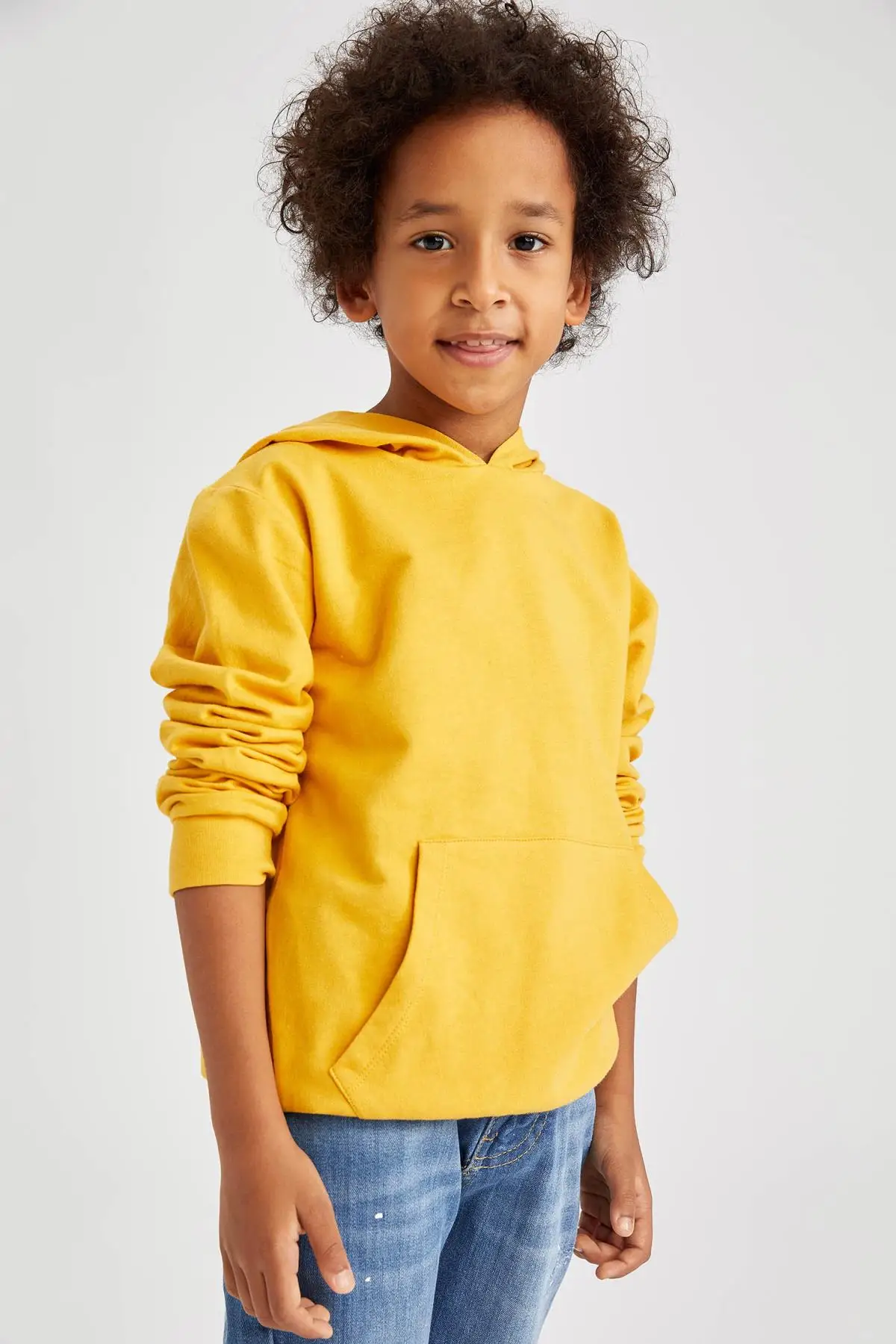 DeFacto Autumn Boy dzianiny bluza z nadrukiem Dla chłopców sportowy wygląd casual z długim rękawem, ciepłe casual nowy sezon-S9762A620AU