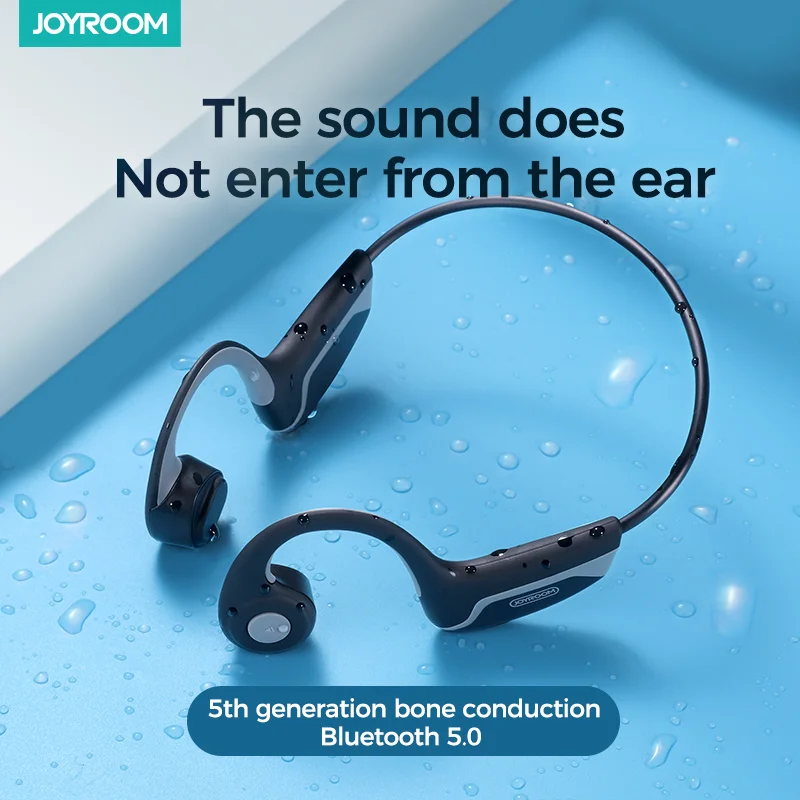 Joyroom słuchawki Bluetooth 5.0 słuchawki kostne Bezprzewodowe sportowe słuchawki, zestawu głośnomówiącego dla Xiaomi Samsung