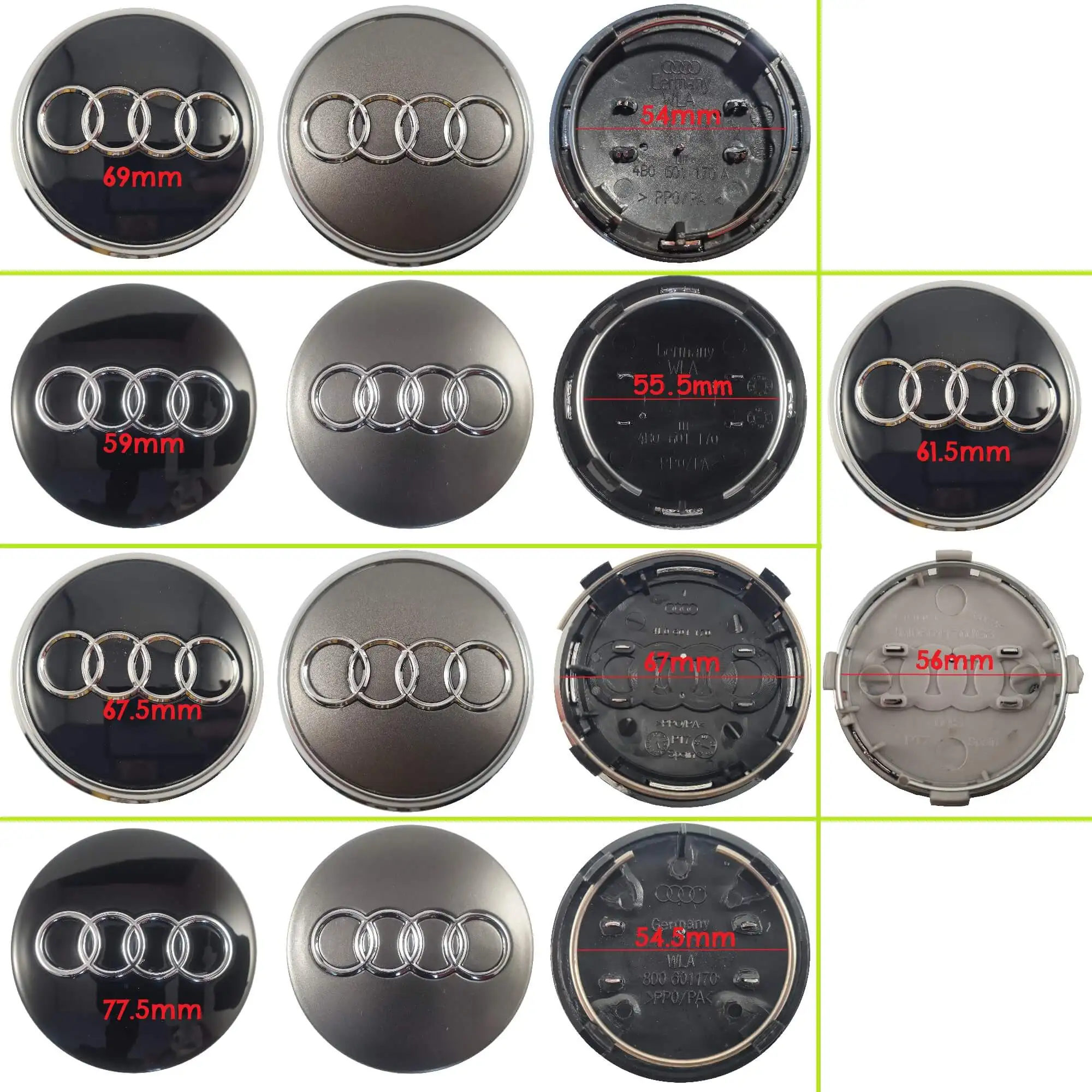 Ludostreet logo Audi zgodna z logo samochodu ikonę obręczy koła samochodu