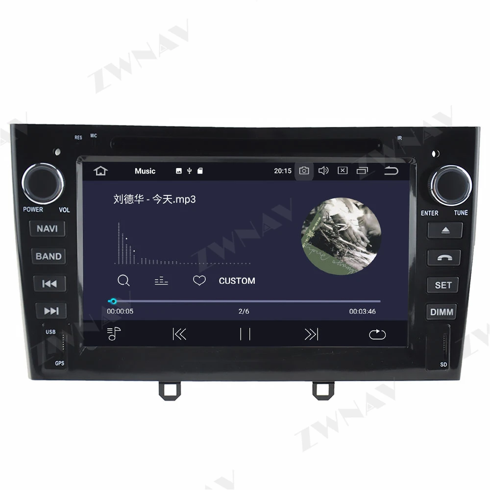 PX6 4G+64GB Android 10.0 samochodowy odtwarzacz multimedialny do Peugeot 308 Peugeot 408 car GPS Navi Radio navi stereo Touch screen head unit