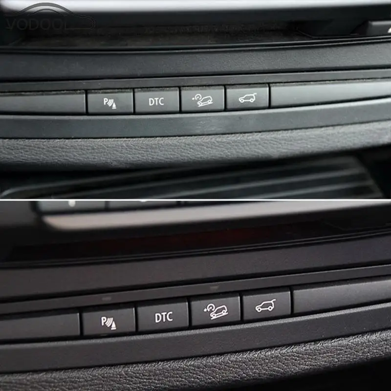 Samochód tylne drzwi przełącznik przycisk pokrywa auto tylny bagażnik przełącznik pokrywa ochronna dla BMW X5 E70 06-13 X6 E71 08-14 akcesoria samochodowe