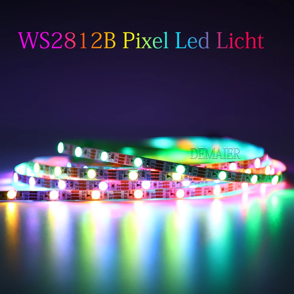 SK6812 WS2812B MINI SMD 3535 5050 RGB led pixel streifen 60/144 LED 4mm/5mm/7.2 mm PCB smd3535/5050 Einzeln Adressierb dc5v