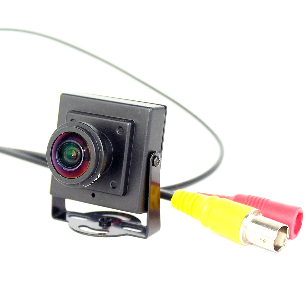 SMTKEY 5MP-1.7 mm obiektyw 160degree 1000tvl analogowy CVBS metalowy mini-box kamera do TV-monitor samochodowy monitor widok bezpośrednio