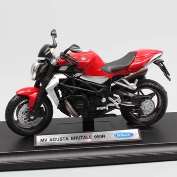 1:18 skali miniaturowy Naszytymi MV AGUSTA BRUTALE 990R sportowy silnik roadsterów motocykl oddanych model zabawki samochód kolekcjonerskie