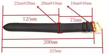 1 18mm 20mm 22mm naturalna skóra ( skóra split) paski do zegarków paski do zegarków mężczyźni i kobiety watchband - WS2248