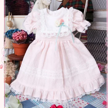 1/3 1/4 1/6 lalka BJD ładny różowy niebieski strój ubrania dla lalki Bjd zabawki akcesoria Darmowa wysyłka