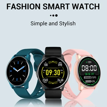 1,3-calowy, Bluetooth, dotykowy ekran inteligentny zegarek pulsometr ćwiczenia krok fitness-tracker inteligentny zegarek bransoletka dla mężczyzn kobiet