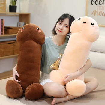 1 30-90CM śmieszne seksowny penis pluszowe zabawki kreatywne nadziewane miękki sen poduszka dla zakochanych przyjaciółka wspaniały prezent na urodziny lalki