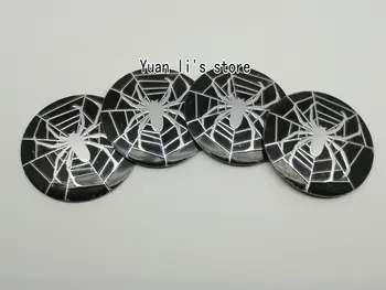 1 kpl. (1 kpl.=4 szt.) OEM spider Wheel Rim Hub Center Cap Sticker Car wheel center cap cover sticker