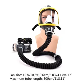 1 kpl. elektryczny dostarczane powietrze jest dostarczane wprost maska przeciwgazowa stałego przepływu do respiratora system urządzenie fajka regulowana Maska