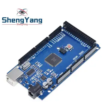 1 kpl./lot ShengYang MEGA 2560 R3 (ATmega2560-16AU CH340G) AVR USB karta + kabel USB (ATMEGA2560 ) dla arduino MEGA2560