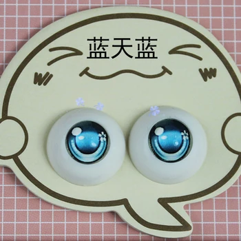 1 para akrylowych BJD oko 12 mm 14 mm 16 mm 18 mm 20 mm gałka oczna dla BJD SD lalki 1/3 1/4 1/6 lalka akcesoria anime zabawki dla dziewczynek