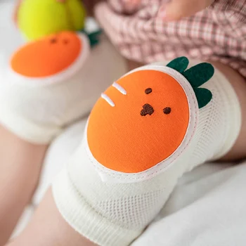 1 para antypoślizgowe oddychających dzieci nakolanników ochraniacz do grzebania bezpieczeństwa spacerem pad kolana noga rękaw wsparcie ochrony