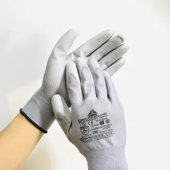 1 para antystatycznych rękawiczki antystatyczne ESD e-rękawice robocze PU Palm Coated Finger PC Antiskid for Finger