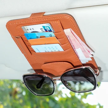 1 samochód osłona przeciwsłoneczna okulary uchwyt punktów klip karta kredytowa pakiet ID torba do przechowywania Ford focus, Fiesta, fusion, mondeo