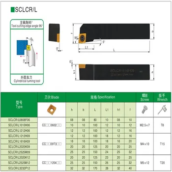 1 szt. SCLCR1010H06 SCLCR1212H09 chwyt tokarka narzędzia skrawające narzędzia skrawające rewolwerowa typu śrubowego darmowa wysyłka