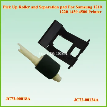 1 X JC72-00124A oddzielająca uszczelka + 1 X JC73-00018A pickup roller do Samsung ML 1210 1220 1430 4500 555P Lexmarks E210 drukarka