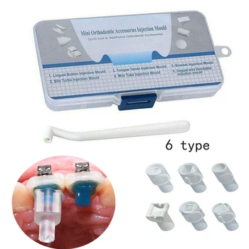 1 zestaw stomatologicznych mini ortodontycznych akcesoriów литьевая forma stomatologiczna klinika ortodontyczno-forma uchwyty do szelek zestaw