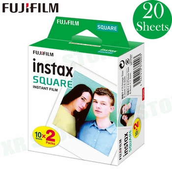 10-100 arkuszy Fujifilm Instax Mini Square Film White/Black Edge Photo Paper do drukarki Instax Camera SQ10 SQ6 SQ20 Share SP-3