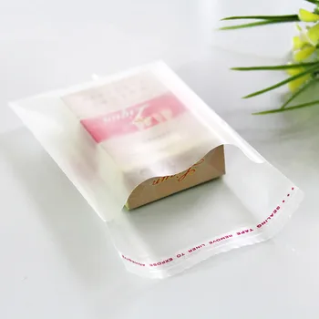 10*15 cm matowa przezroczysta samoprzylepna drukowanie plastikowy matowy torba OPP Party Bag detaliczna opakowanie torba na biżuterię prezent torba na akcesoria