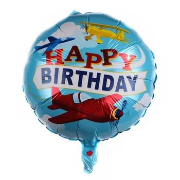 10 szt./lot 18 cali okrągły aluminium foliowej balon urodziny happy birthday baby shower decoration balon zabawki dla dzieci
