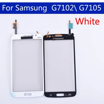 10 szt./lot dla Samsung G7102 Galaxy Grand 2 G7105 G7106 G7108 G710 panel dotykowy sensor digitizer szklana soczewka