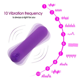 10 szybki mini пулевой wibrator masaż pochwy G Spot stymulator łechtaczki dla kobiet seks zabawek mocny dla kobiecej masturbacji