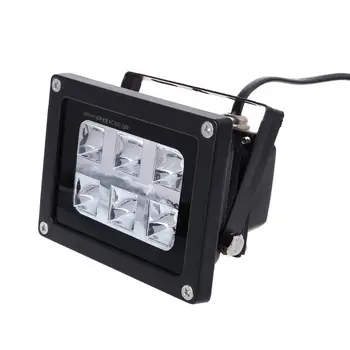 100-260V 60W 395nm 6 UV LED Resin Curing Light lampa do SLA DLP 3D drukarka wyczulone akcesoria US/UK/EU/AU Plug