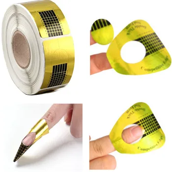 100 kwadratowy papier złoto akrylowy UV lakier żel moda profesjonalnego narzędzia sztuki paznokci umiejętności forma rozszerzona instrukcja naklejka Francja