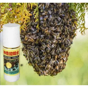 100 ml przenośny Bezpieczny pszczeli rój wabiący przynęta dowódca wabiący pułapka darmowe pszczoły, pszczelarstwo tajne pułapka odkryty