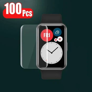 100 szt./op. Folie ochronne do Huawei Watch Fit Honor Watch ES Soft Full Curved Screen Protective Film Protection