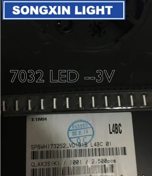 100szt LED TV Application LED Backlight Edge LED Series TS731A 0.5 W 3V 7032 Cool white LED LCD TV Backlight FOR SAMSUNG