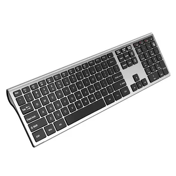 109 klawiszy pełnowymiarowa klawiatura bezprzewodowa 2.4 G, ultra-cienka klawiatura zmiany nożyc do stacjonarnego PC, laptopa Windows Mac OS
