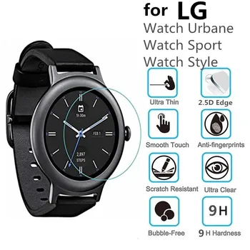 10szt hartowane szkło screen protector LG Urbane przez cały inteligentny zegarek LG styl folia ochronna