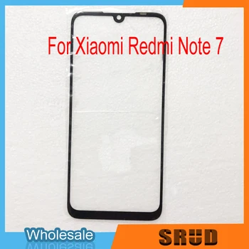 10szt LCD zewnętrzne szkło do Xiaomi Redmi Note Note 7 8 F1 LCD przedni ekran dotykowy gwint szklany panel obiektyw części do naprawy