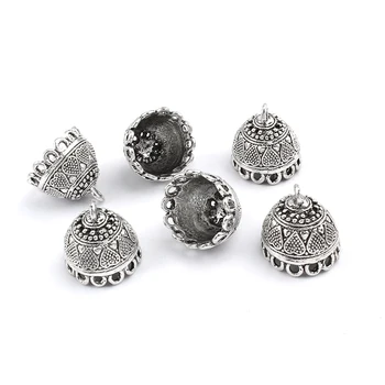 10szt Tybetański srebrny aluminiowe 16 mm резное serce pędzelka pokrywy czołowe koraliki zawieszka do bransoletki naszyjnik biżuteria wnioski co