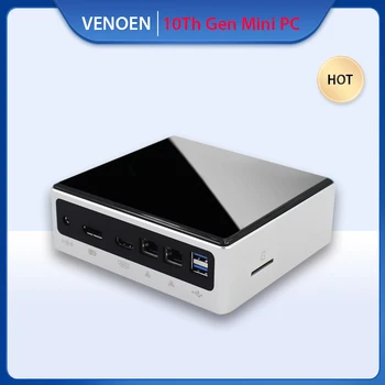 10TH Gen Quad Core Mini Desktop PC Intel i7 10610U 10510U I5 10210U Mini PCIE Wifi BT M. 2 SSD Linux Windows 10 Pro Computador