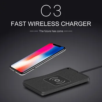 10W 7.5 W, 5W QI Wireless Charger, Car Charger Wireless Charging Dock pad dla samsung s9 Fast phone charger for iPhone X 8plus XR