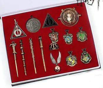 11 szt./kpl. Harry Voldemort różdżka zestaw magicznych sztuczek zabawki dla dzieci Halloween cosplay Syriusz różdżka pudełko opakowanie