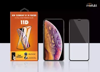 11D szkło ochronne dla iPhone X XS XS Max, XR, 11, 11 pro, 11 pro max 12 12 pro 12 pro max hartowane screen protector, czarny