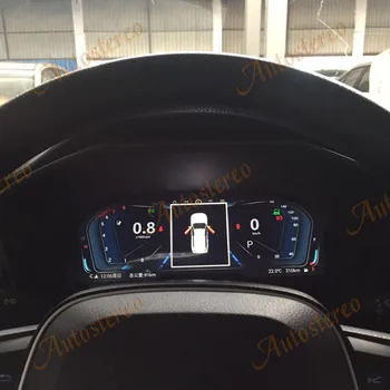 12,3-calowy Android 9,0-metrowy ekran na desce rozdzielczej samochodu приборный wyświetlacz do Toyota RAV4 RAV-4 2019 2020 odtwarzacz multimedialny radioodtwarzacz
