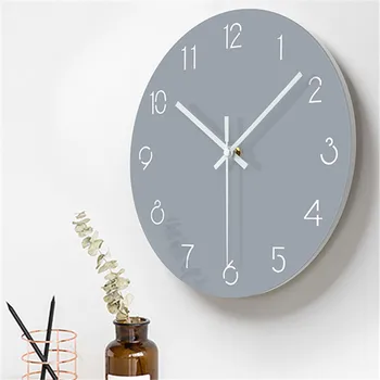 12 cali kolor zegar ścienny lustro akrylowe nowoczesny design grawerowanie laserowe 3D zegar Mute Reloj de Pared dekoracji sypialni