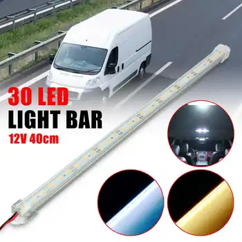 12 do 40 cm 30 LED SMD 5630 LED wnętrze pasa bar światła samochodu przyczepę Kempingową łodzi przyczepy ciężarówki lampa na zewnątrz kemping w domu
