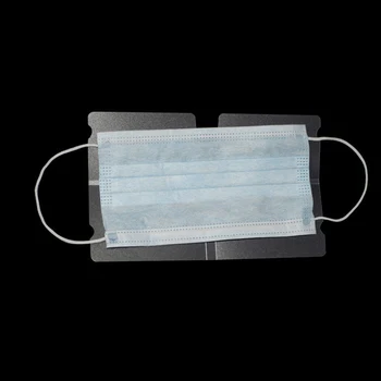 12 szt. karton składany do przechowywania jednorazowe maski do twarzy klip zestaw ochrony pojemnik przenośny Torba pokrowiec organizator plastikowe zbiorniki ekologiczne