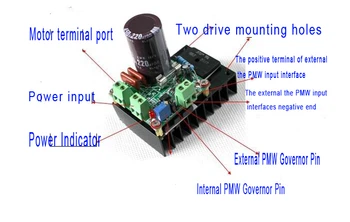 12 v/24 v/48 v/110 v prądu stałego, regulacja silnika PWM MACH3 wrzeciona osi regulator prędkości CNC